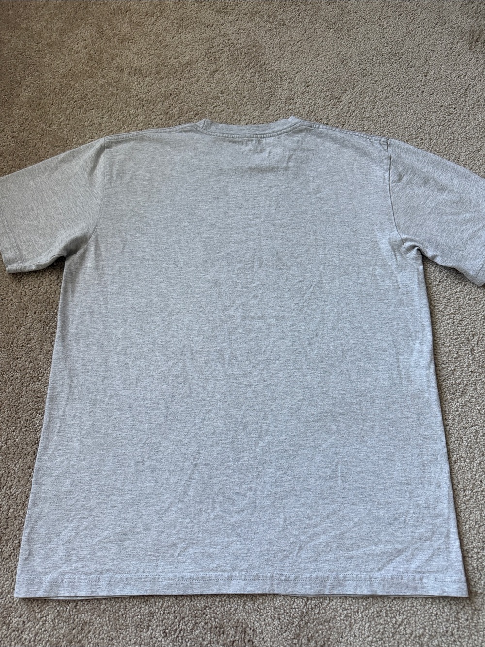 American Giant Patriotic Flag Collection Grey Logo Short Sleeve Cotton Tee - Picture 2 of 6